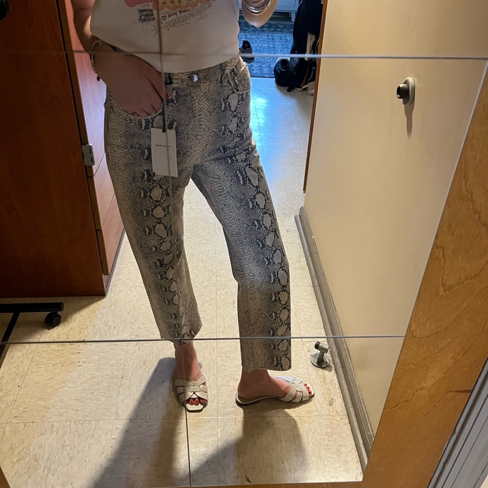 Zara python pants!